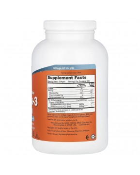 Now Foods, омега-3, очищенная на молекулярном уровне, 500 капсул